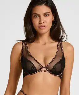 Hunkemoller Hunkemöller Niet-Voorgevormde Beugel Longline Bh Tasha Zwart aanbieding