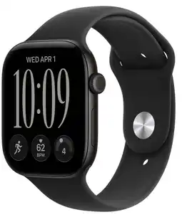 Coolblue Apple Watch Series 12 46mm Zwart Sportband S/M aanbieding