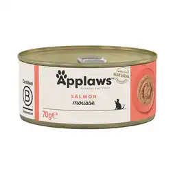 Zooplus 6x70g Mousse Zalm Applaws Kattenvoer aanbieding