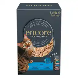Zooplus 5x50g Vis Selectie Jelly Pouch Mix Encore Kattenvoer aanbieding