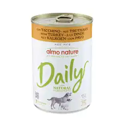 Zooplus Almo Nature Daily Dog - Kalkoen (1 x 400g) aanbieding