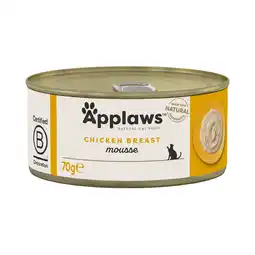 Zooplus 6x70g Mousse Kip Applaws Kattenvoer aanbieding