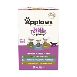Zooplus 6x85g Applaws Taste Toppers Probeerverpakking Saus Hondenvoer nat aanbieding