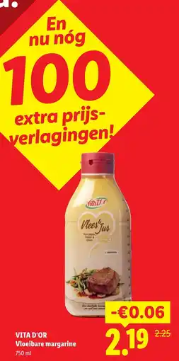 Lidl Vita D'or Vloeibare margarine aanbieding