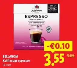 Lidl Bellarom Koffiecups espresso aanbieding