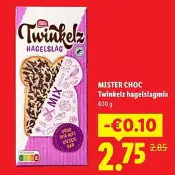 Lidl Mister Choc Twinkelz hagelslagmix aanbieding