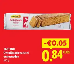 Lidl Tastino Ontbijtkoek naturel aanbieding