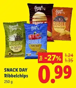 Lidl Snack Day Ribbelchips aanbieding