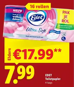 Lidl Edet Toilet papier aanbieding