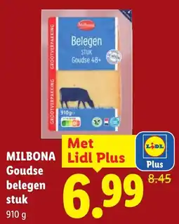 Lidl Milbona Goudse belegen stuk aanbieding