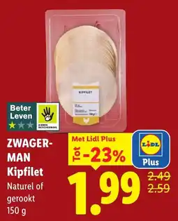 Lidl Zwagerman Kipfilet aanbieding