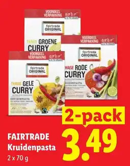 Lidl Fairtrade Kruidenpasta aanbieding
