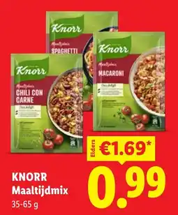 Lidl Knorr Maaltijdmix aanbieding