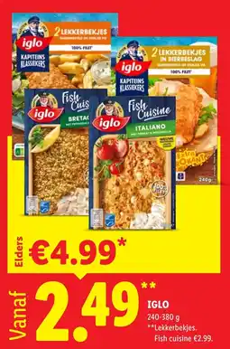 Lidl Iglo Lekkerbekjes aanbieding