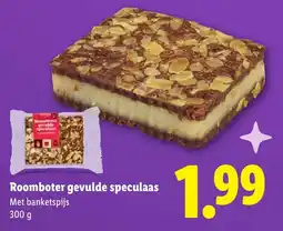 Lidl Roomboter gevulde speculaas aanbieding