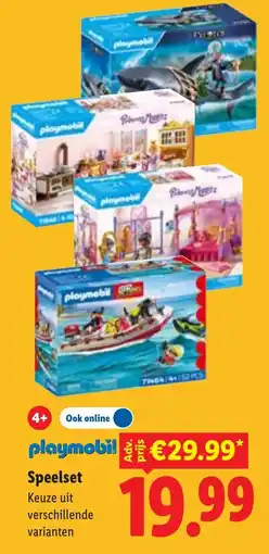 Lidl Playmobil Speelset aanbieding