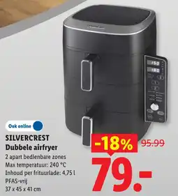 Lidl Silvercrest Dubbele airfryer aanbieding