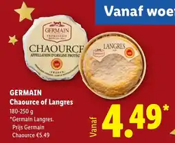 Lidl Germain Chaource of Langres aanbieding