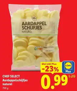 Lidl Chef Select Aardappelschijfjes naturel aanbieding