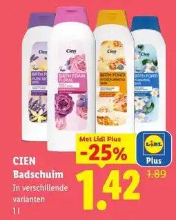 Lidl Cien Badschuim aanbieding
