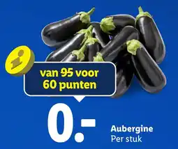 Lidl Aubergine aanbieding