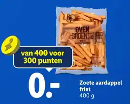 Lidl Zoete Aardappel Friet aanbieding