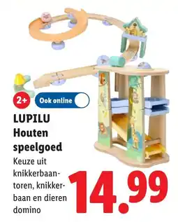 Lidl Lupilu Houten speelgoed aanbieding