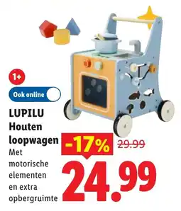 Lidl Lupilu Houten loopwagen aanbieding