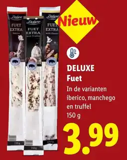 Lidl Deluxe Fuet aanbieding