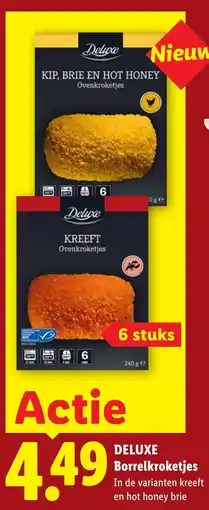 Lidl Deluxe Borrelkroketjes aanbieding