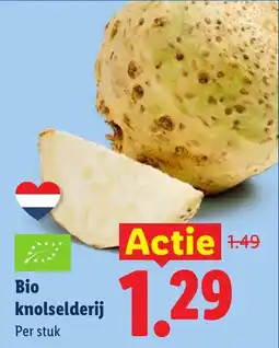 Lidl Bio knolselderij aanbieding