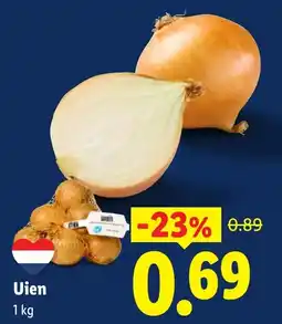 Lidl Uien aanbieding