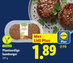 Lidl Vemono Plantaardige hamburger aanbieding