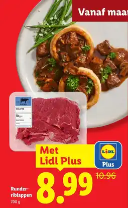 Lidl Runder-riblappen aanbieding