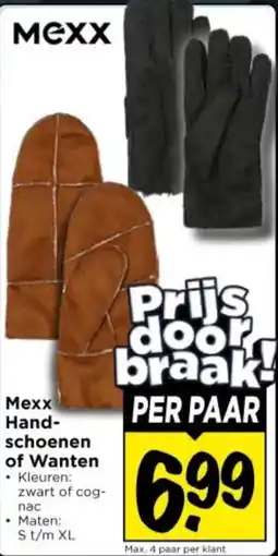 Vomar Voordeelmarkt Mexx Handschoenen of Wanten aanbieding