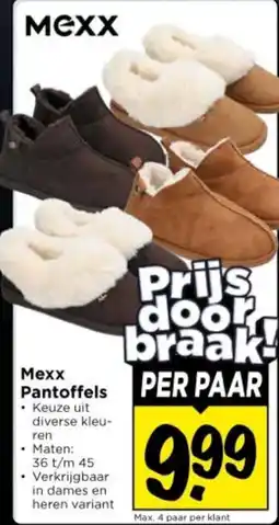 Vomar Voordeelmarkt Mexx Pantoffels aanbieding