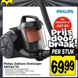 Vomar Voordeelmarkt Philips Zakloze Stofzuiger aanbieding