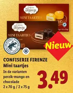 Lidl Confiserie Firenze Mini taartjes aanbieding