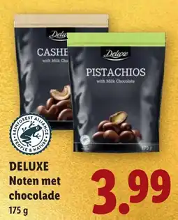 Lidl Deluxe Noten met chocolade aanbieding