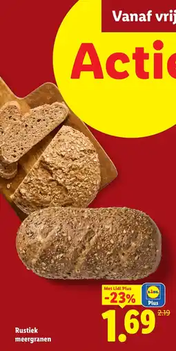 Lidl Rustiek meergranen aanbieding