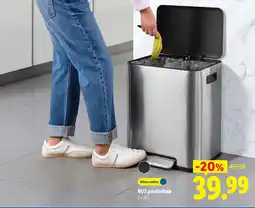 Lidl RVS prullenbak aanbieding