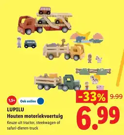Lidl Lupilu Houten motoriekvoertuig aanbieding