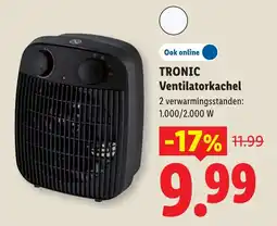 Lidl Tronic Ventilatorkachel aanbieding
