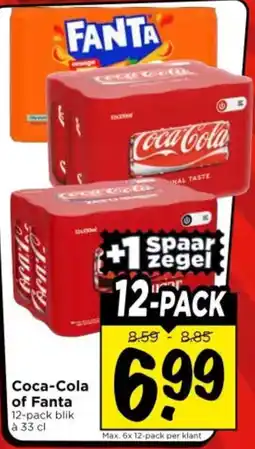 Vomar Voordeelmarkt Coca-Cola of Fanta aanbieding