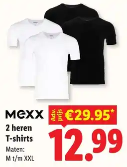 Lidl 2 heren T-shirts aanbieding