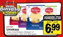 Vomar Voordeelmarkt Uniekaas aanbieding