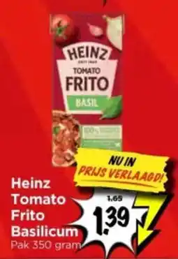 Vomar Voordeelmarkt Heinz Tomato Frito Basilicum aanbieding