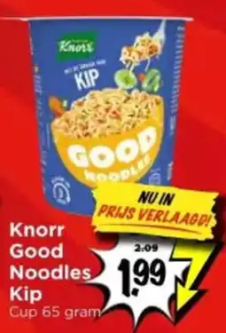 Vomar Voordeelmarkt Knorr Good Noodles Kip aanbieding