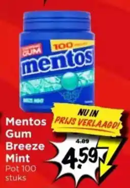 Vomar Voordeelmarkt Mentos Gum aanbieding