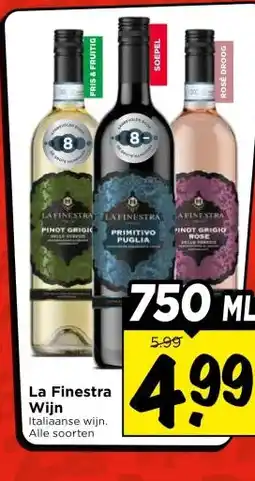 Vomar Voordeelmarkt La Finestra Wijn aanbieding
